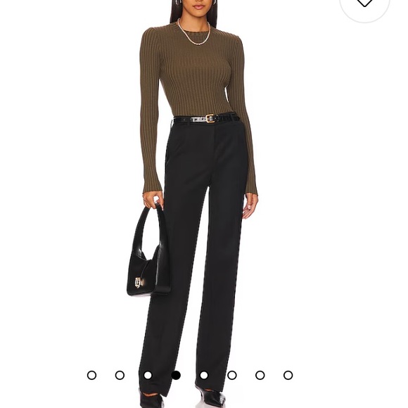 NWT Anine Bing Black Classic Wool Trouser Size 40. - Picture 4 of 16